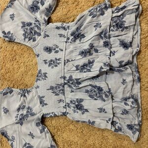 Floral Ruffled shirt